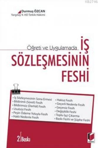 İş Sözleşmesinin Feshi  Frontansicht 1