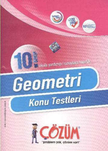 10. Sınıf	Geometri Çek Kopar Testleri; Konu Testleri  Frontansicht 1
