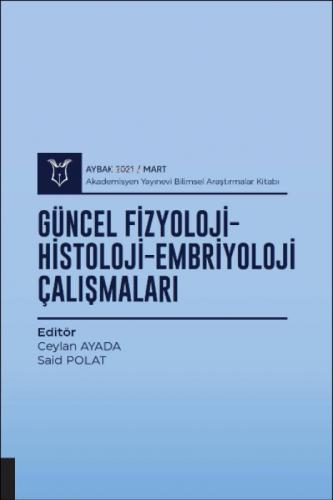 Güncel Fizyoloji-Histoloji-Embriyoloji Çalışmaları ( AYBAK 2021 Mart )  Frontansicht 1