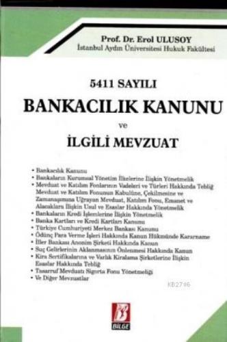 5411 Sayılı Bankacılık Kanunu Ve İlgili Mevzuat  Frontansicht 1