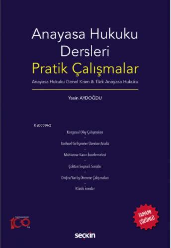 Anayasa Hukuku Dersleri Pratik Çalışmalar  Frontansicht 1