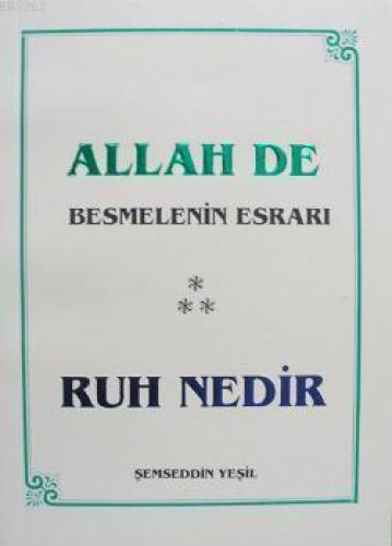 Allah De - Besmelenin Esrarı  Frontansicht 1