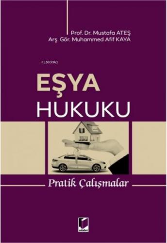 Eşya Hukuku Pratik Çalışmalar  Frontansicht 1