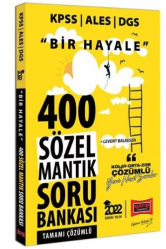 KPSS ALES DGS Bir Hayale 400 Sözel Mantık Tamamı Çözümlü Soru Bankası  Frontansicht 1
