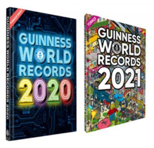 Guinness Dünya Rekorlar 2020 - 2021 Takım 2 Kitap (Türkçe)  Frontansicht 1