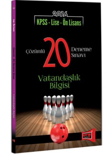 KPSS Lise Ön Lisans Vatandaşlık Bilgisi Çözümlü 20 Deneme Sınavı  Frontansicht 1