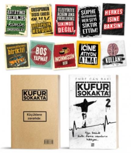 Küfür Sokakta Set - Özel Tasarım Sticker Hediyeli  Frontansicht 1