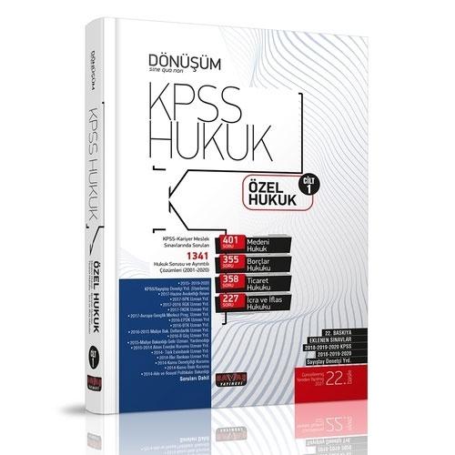Dönüşüm KPSS Hukuk Özel Hukuk Cilt 1  Frontansicht 1