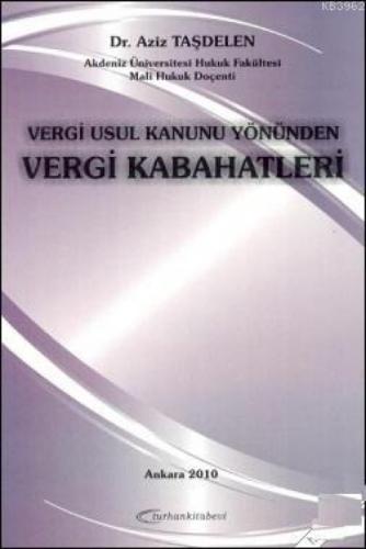 Vergi Usul Kanunu Yönünden Vergi Kabahatleri  Frontansicht 1