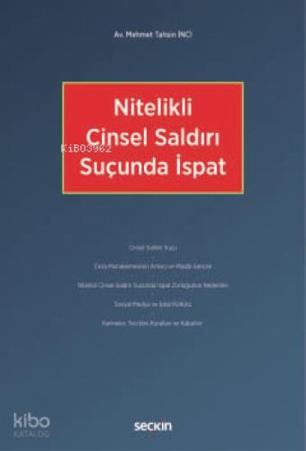 Nitelikli Cinsel Saldırı Suçunda İspat  Frontansicht 1