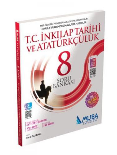 Muba Yayınları 8. Sınıf T.C İnkılap Tarihi ve Atatürkçülük Soru Bankası Muba  Frontansicht 1