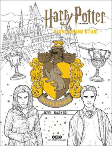 Harry Potter Filmlerinden Resmi Boyama Kitabı - Hufflepuff Özel Baskısı  Frontansicht 1