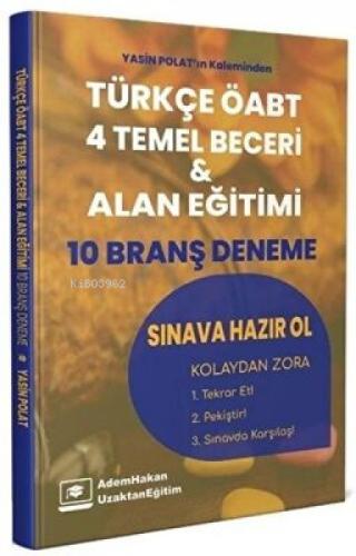ÖABT Türkçe Dört Temel Beceri ve Alan Eğitimi 10 Deneme  Frontansicht 1