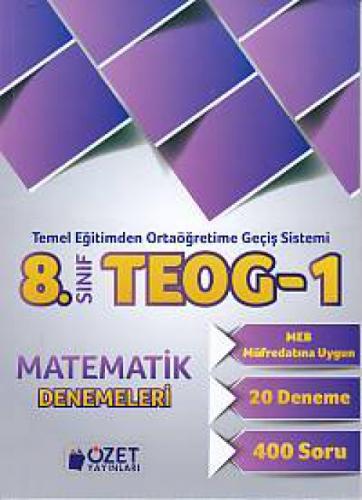 8. Sınıf TEOG-1 Matematik Denemeleri  Frontansicht 1