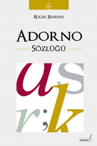 Adorno Sözlüğü  Frontansicht 1
