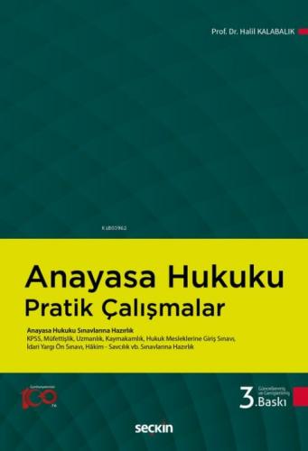 Anayasa Hukuku Pratik Çalışmalar;Anayasa Hukuku Sınavlarına Hazırlık  Frontansicht 1