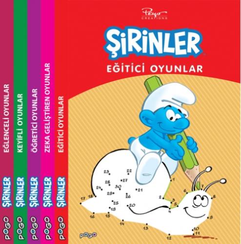 Şirinler Oyun Kitapları Seti (5 Kitap Takım)  Frontansicht 1