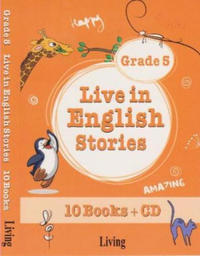 Live in English Stories Grade 5 - 10 Books-CD  Frontansicht 1
