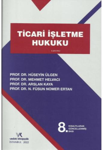 Ticari İşletme Hukuku  Frontansicht 1