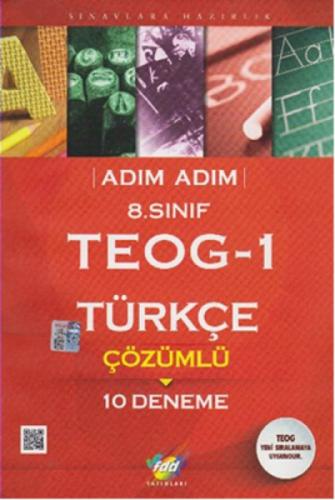 8. Sınıf Adım Adım TEOG - 1 Türkçe Çözümlü 10 Deneme  Frontansicht 1