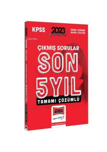 2023 KPSS Genel Yetenek Genel Kültür Tamamı Çözümlü Son 5 Yıl Çıkmış Sınav Soruları  Frontansicht 1