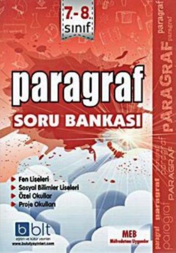7-8. Sınıf Paragraf Soru Bankası  Frontansicht 1