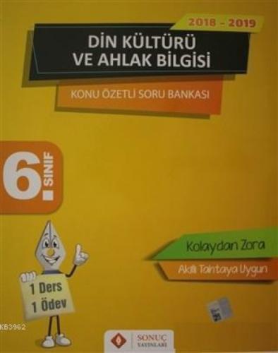 6. Sınıf Din Kültürü ve Ahlak Bilgisi Konu Özetli Soru Bankası  Frontansicht 1