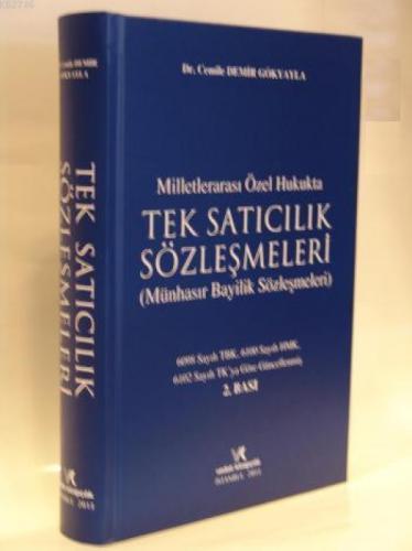 Milletlerarası Özel Hukukta Tek Satıcılık Sözleşmeleri  Frontansicht 1