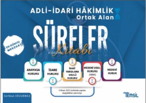 Adli - İdari Hakimlik Ortak Alan Süreler Kitabı  Frontansicht 1