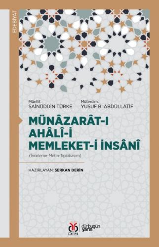 Münâzarât-ı Ahâlî-yi Memleket-i İnsânî;(İnceleme-Metin-Tıpkıbasım)  Frontansicht 1