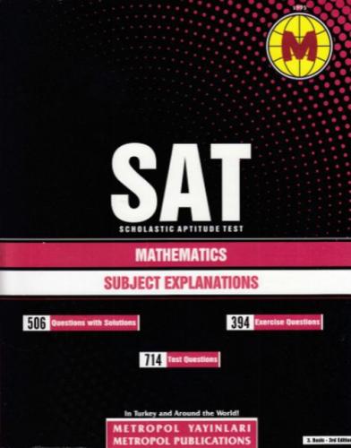 SAT Mathematics Subject Explanations  Frontansicht 1