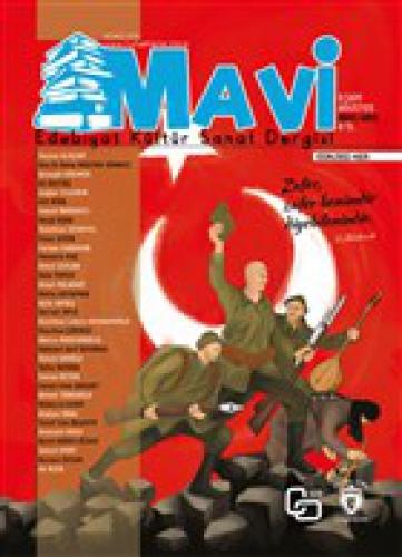 Mavi Edebiyat Kültür Sanat Dergisi Sayı: 9 Ağustos 2019  Frontansicht 1