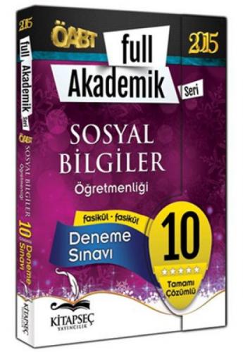 ÖABT Sosyal Bilgiler Öğretmenliği Full Akademik 2015  Frontansicht 1