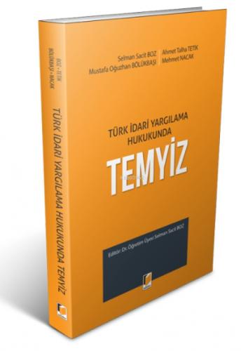 Türk İdari Yargılama Hukukunda Temyiz  Frontansicht 1