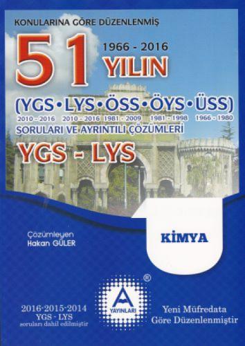 YGS - LYS Kimya 51 Yılın Çıkmış  Frontansicht 1