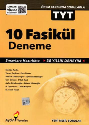 2018 YKS TYT 1. Oturum 10 Fasikül Deneme  Frontansicht 1