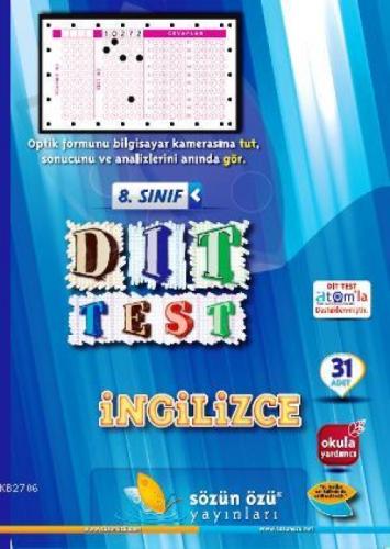 8. Sınıf İngilizce Dıt Test (31 Adet)  Frontansicht 1