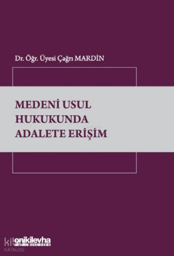 Medeni Usul Hukukunda Adalete Erişim (Ciltli)  Frontansicht 1
