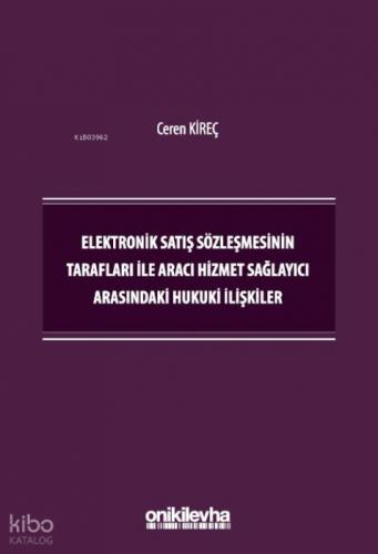 Elektronik Satış Sözleşmesinin Tarafları İle Aracı Hizmet Sağlayıcı  Frontansicht 1