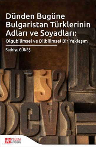 Dünden Bugüne Bulgaristan Türklerinin Adları ve Soyadları  Frontansicht 1