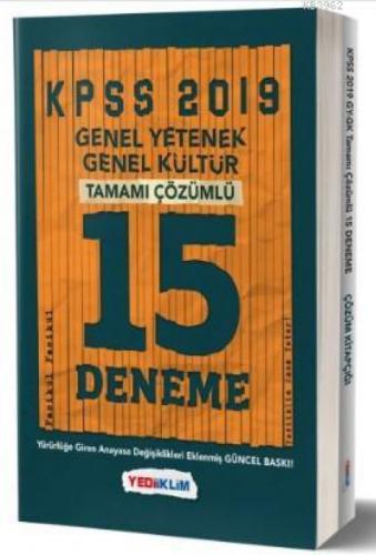 2019 GY-GK Tamamı Çözümlü 15 Fasikül Deneme  Frontansicht 1