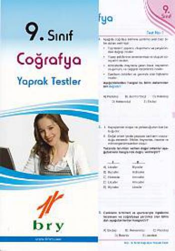 9. Sınıf Coğrafya Yaprak Testler  Frontansicht 1