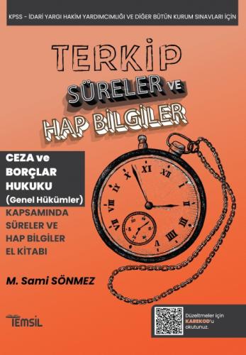 Terkip Ceza Hukuku ve Borçlar Hukuku Genel Hükümler Süreler ve Hap Bilgiler El Kitabı  Frontansicht 1