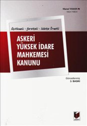 Açıklamalı, Gerekçeli, Dilekçe Örnekli Askeri Yüksek İdare Mahkemesi Kanunu  Frontansicht 1