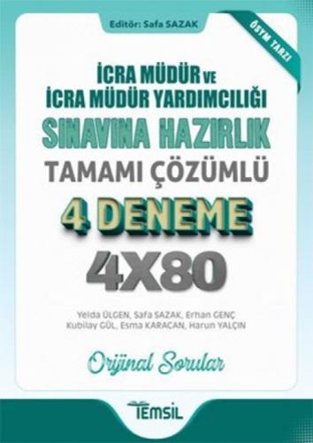 İcra Müdürlüğü ve İcra Müdür Yardımcılığı Sınavı'na Hazırlık Tamamı Çözümlü 4 Deneme  Frontansicht 1