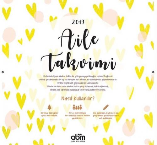 2019 Aile Takvimi  Frontansicht 1