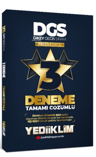 2022 DGS Prestij Serisi Tamamı Çözümlü 3 Yıldız Deneme  Frontansicht 1