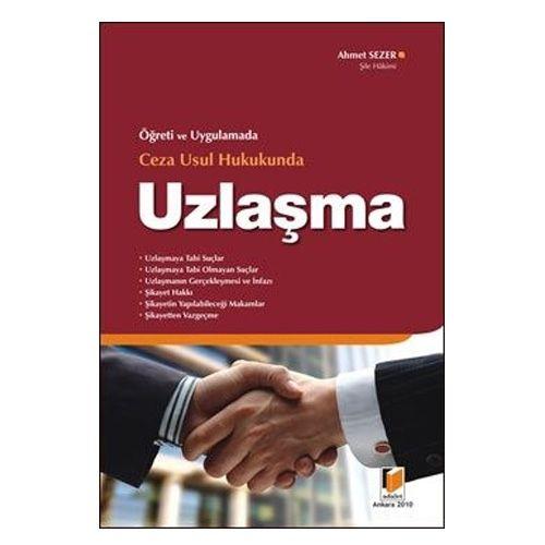 Öğreti ve Uygulamada Ceza Usul Hukukunda Uzlaşma  Frontansicht 1