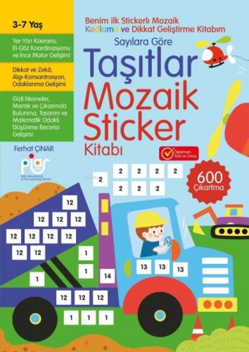 Sayılara Göre Taşıtlar Mozaik Sticker Kitabı  Frontansicht 1