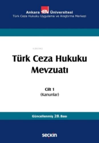 Türk Ceza Hukuku Mevzuatı Cilt:1;( Kanunlar )  Frontansicht 1